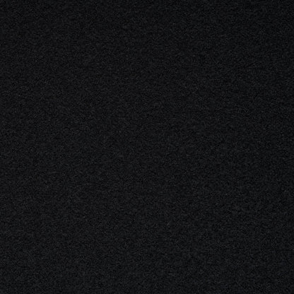 100% Cashmere Double Cloth Splittable Coating - Black - Designer Deadstock - Made in Italy