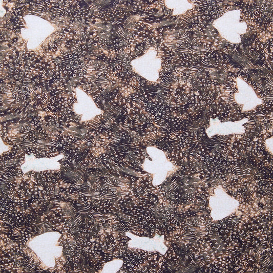 37" Remnant - Mizacosha - Cotton Sheeting - Noir et Blanc