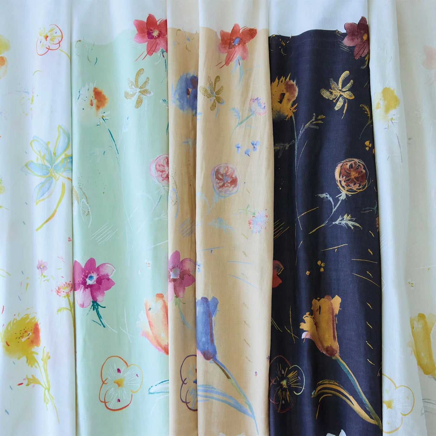 nani IRO - Hana no toki niwa - 1D - Linen Sheeting