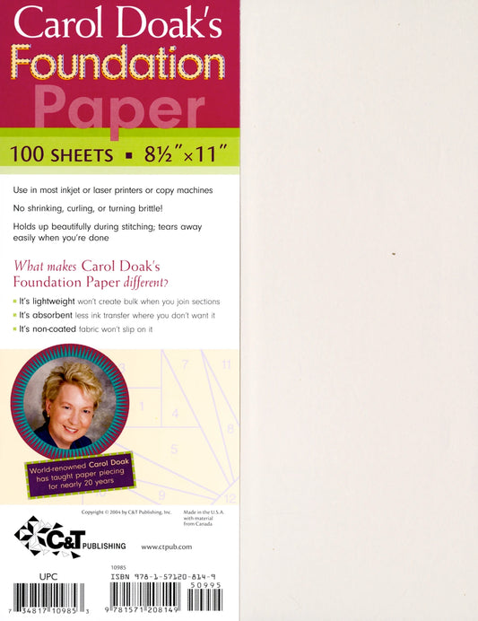Foundation Paper - Carol Doak