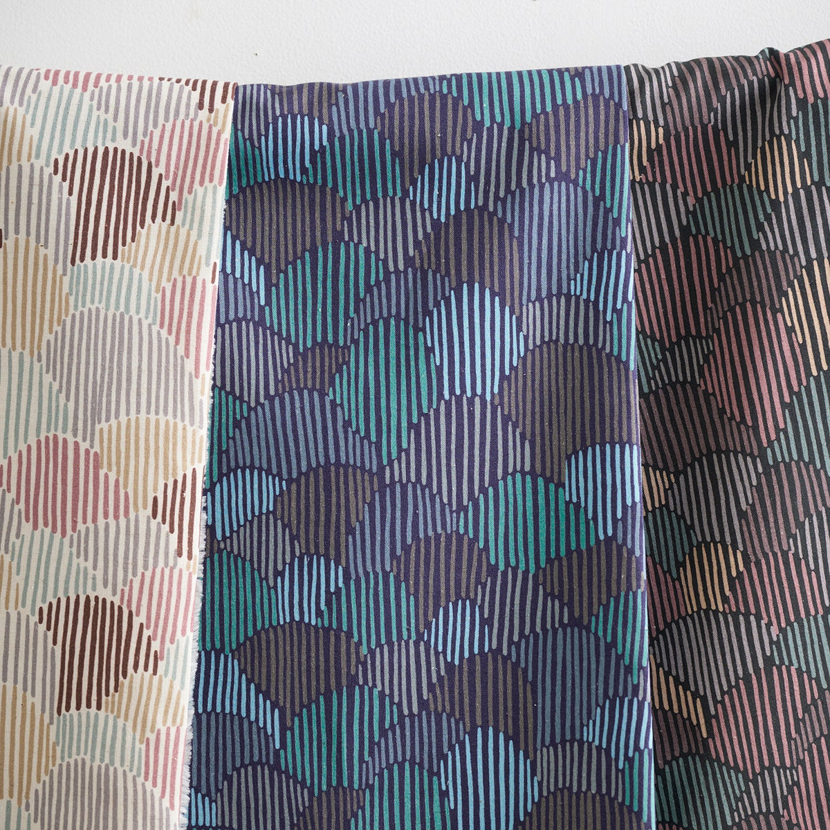 Pathway by Bookhou - Scallops - 3A - Cotton Linen Fabric