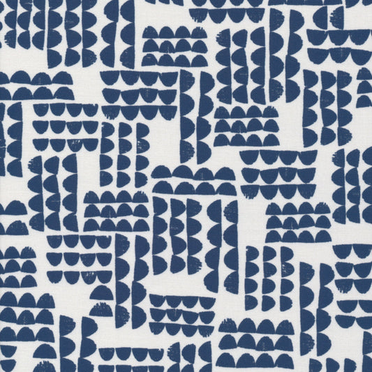 Ridge - Blue - Imprint - GOTS Organic Cotton