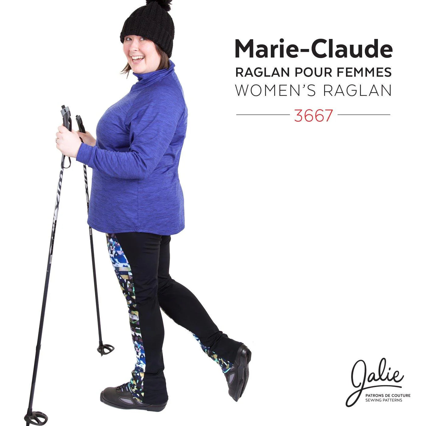 Jalie - 3667 - MARIE-CLAUDE Raglan Pullover