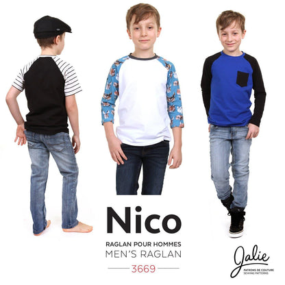 Jalie - 3669 - NICO Raglan Tee