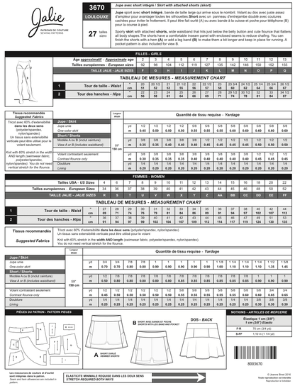 Jalie - 3670 - LOULOUXE