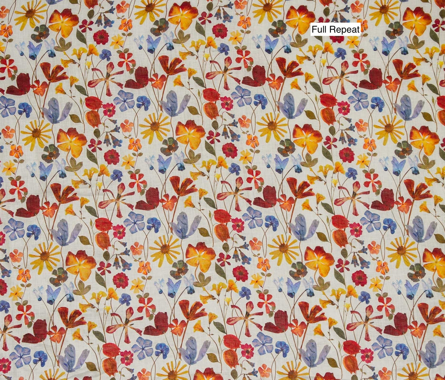 Digital Print Linen - Floral