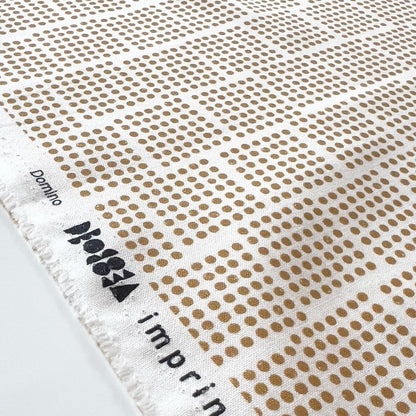 Domino - Gold - Imprint - GOTS Organic Cotton