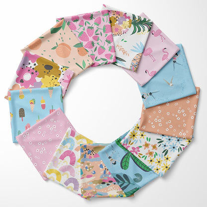 Scoop There It Is - Pineapple Crush - Cotton Fabric