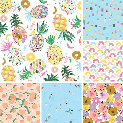 Blossom - Pineapple Crush - Cotton Fabric