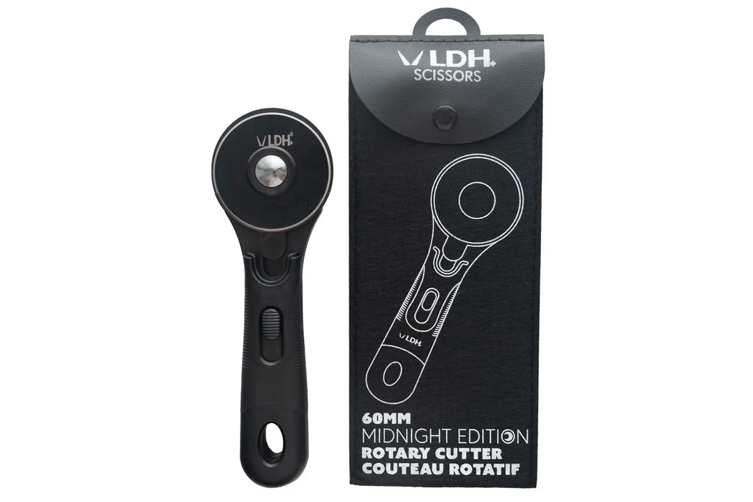 LDH Midnight Edition Rotary Cutter - 60mm Straight Handle