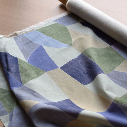 Pathway by Bookhou - Shapes - 2B - Cotton Linen Fabric