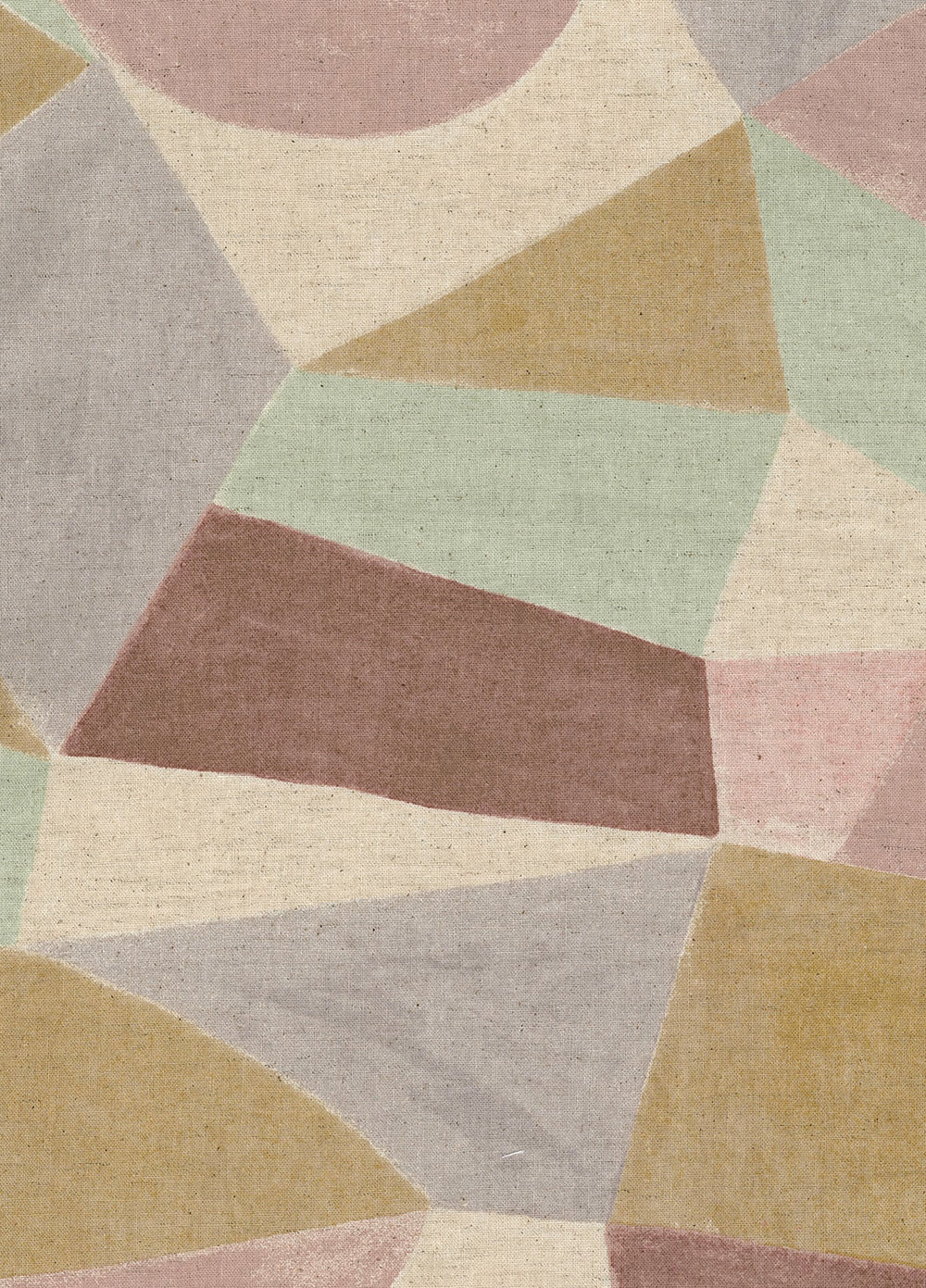 Pathway by Bookhou - Shapes - 2A - Cotton Linen Fabric