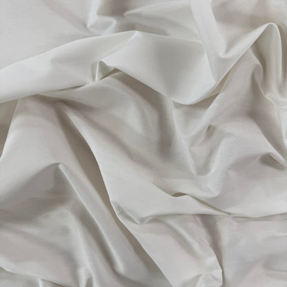 Crisp European Cotton Poplin - White
