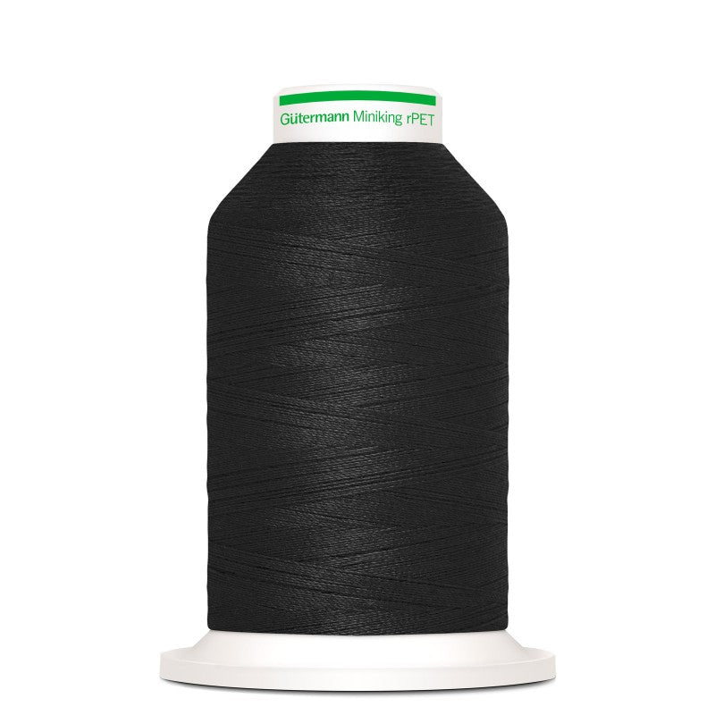 Gütermann rPET Sew-All Thread 1000m - Col. 000 Black