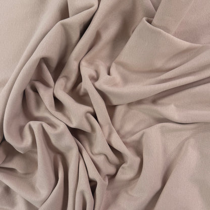 Organic Cotton 1x1 Rib Knit - Blush - Made In Canada