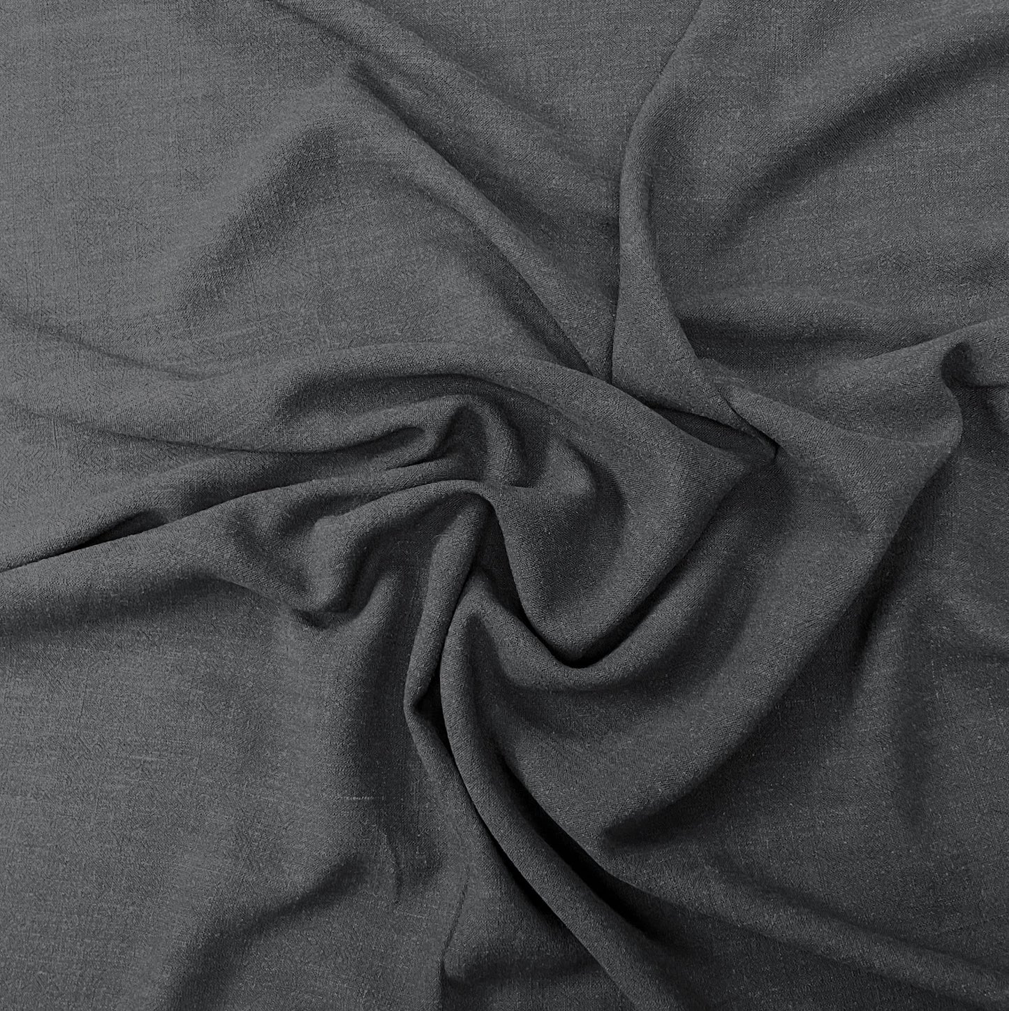 Silky Linen Viscose Noil - Black