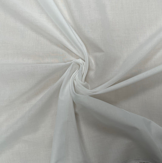 25" Remnant - Cotton Voile - Ivory / Off-White