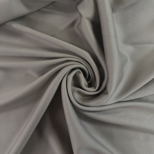 Wool Rayon Twill -  Warm Grey - Film Studio Deadstock