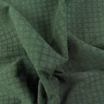 Polyester Velvet Upholstery Fabric  - Green - Film Studio Deadstock