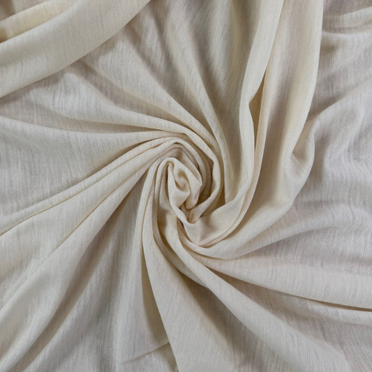 *Imperfect* Knit Wool Jersey - Ivory - Film Studio Deadstock