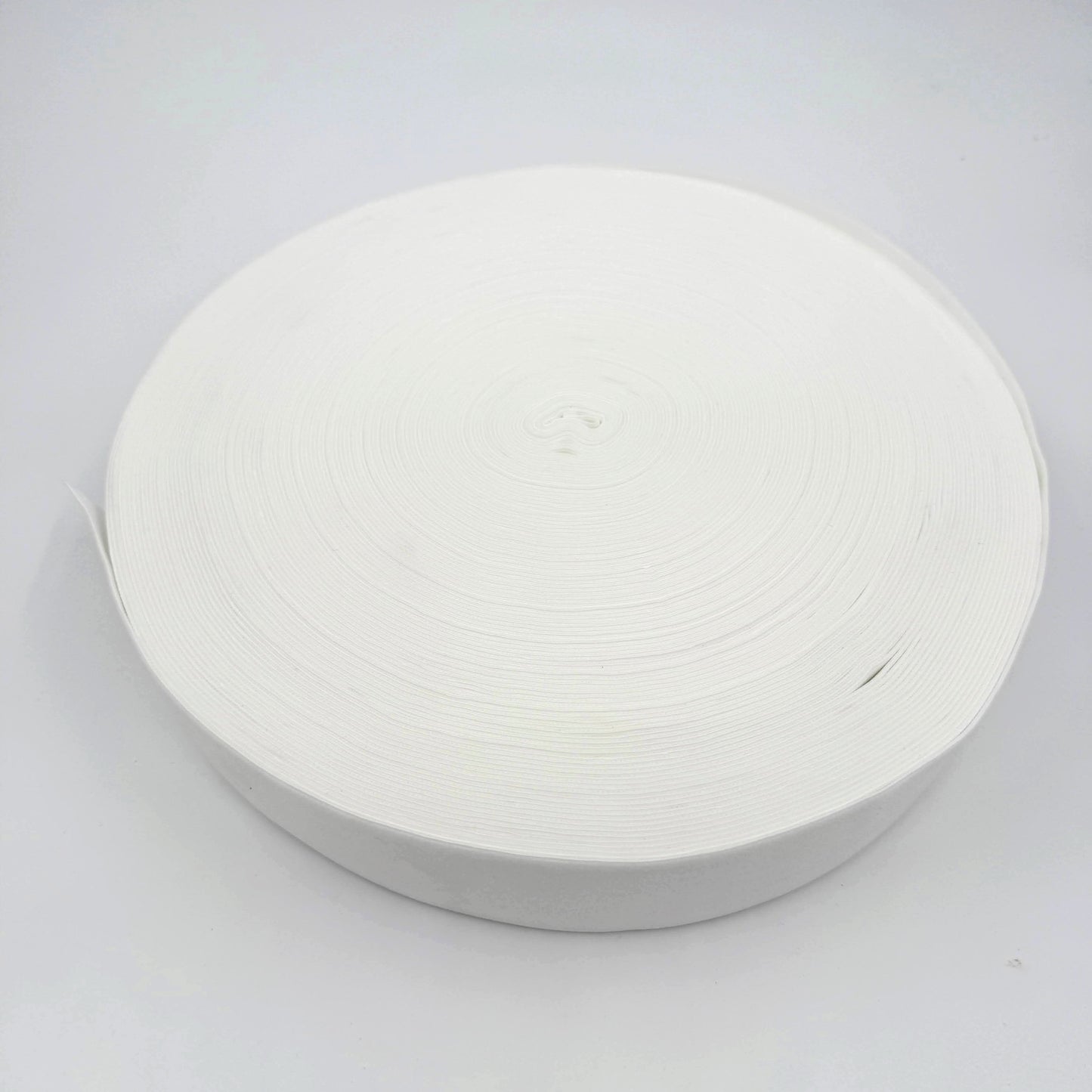 38mm (1.5") Soft Plush Latex Free Elastic - White