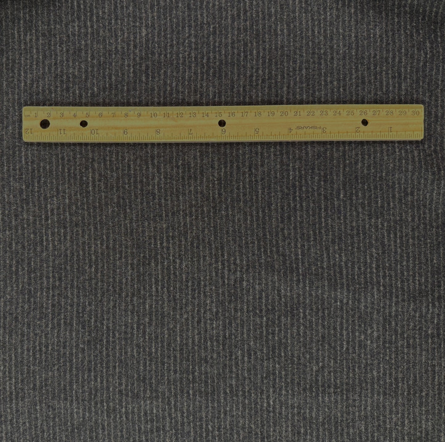 Wool Pinstripe- Dark Heathered Charcoal - Film Studio Deadstock
