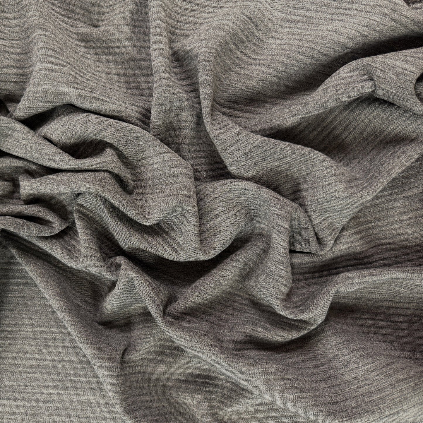 Wool Double Knit - Heathered Grey - Film Studio Deadstock