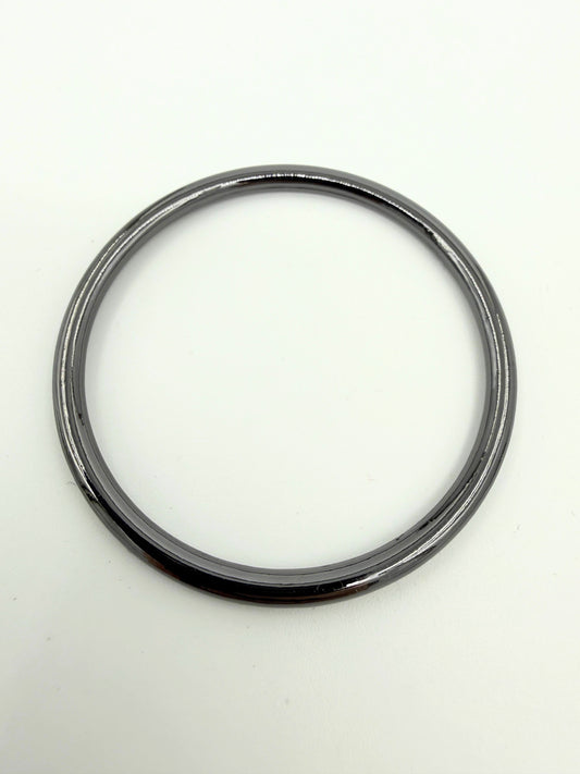 Metal Round Rings - 44mm - 3 Colour Options