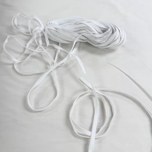 5mm Double Fold Bias Tape (3/16") - White