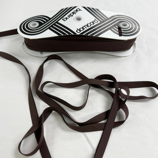 Extra Wide Double Fold Bias Tape 13mm (1/2") - Dark Brown