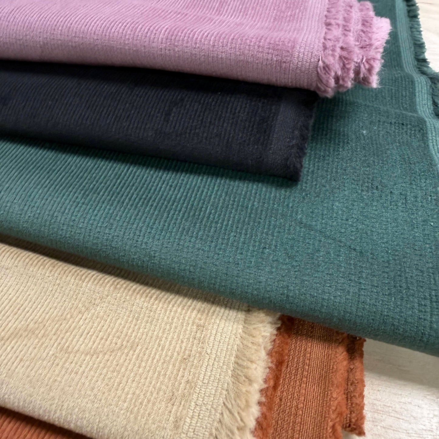 Fine Cotton Stretch Corduroy 16 Whale - Allspice