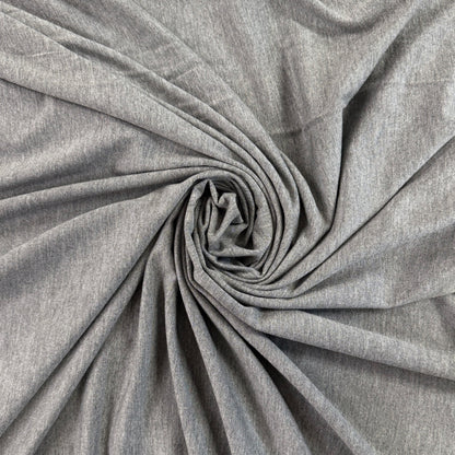 Bamboo Jersey Knit - Heather Grey