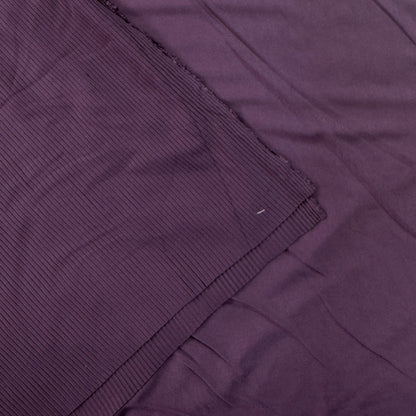 Bamboo Rib Knit - Prune