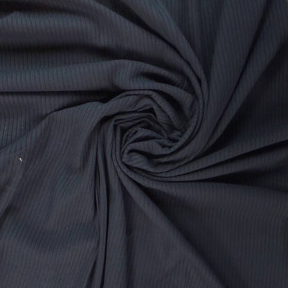 Bamboo Rib Knit - Navy