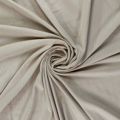 Bamboo Rib Knit - Linen/Beige