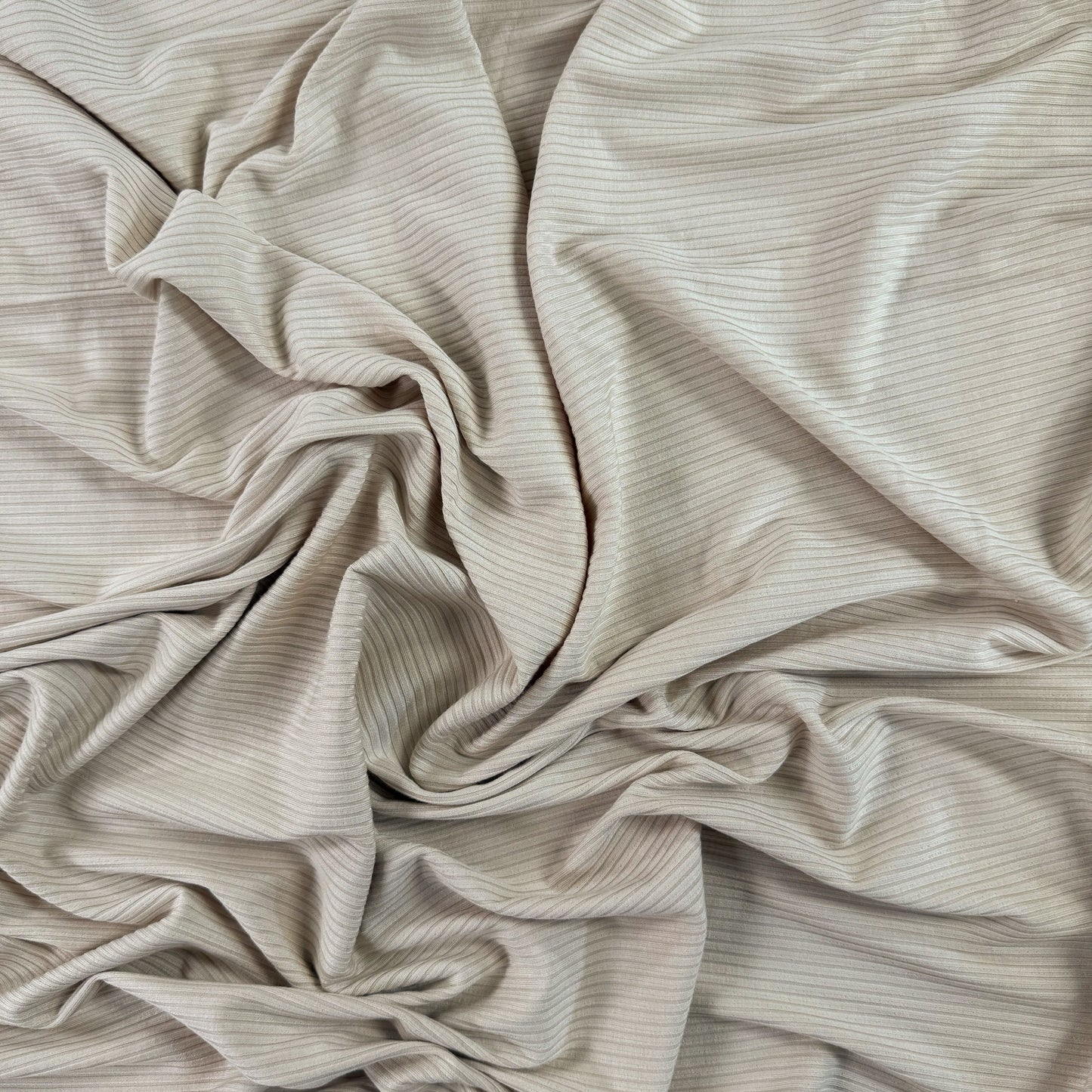 Bamboo Rib Knit - Linen/Beige