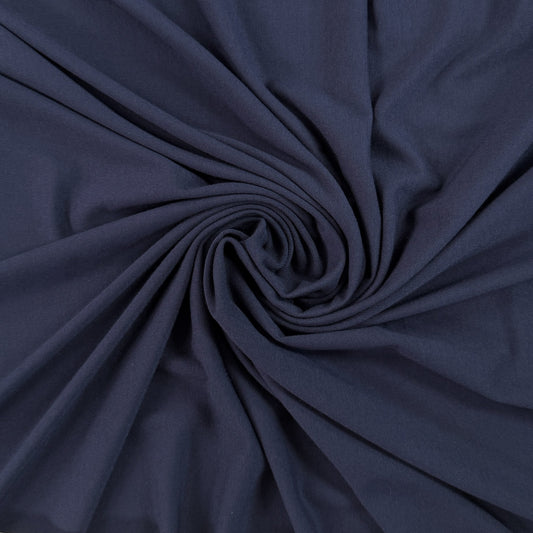 Bamboo Jersey Knit - Midnight Blue