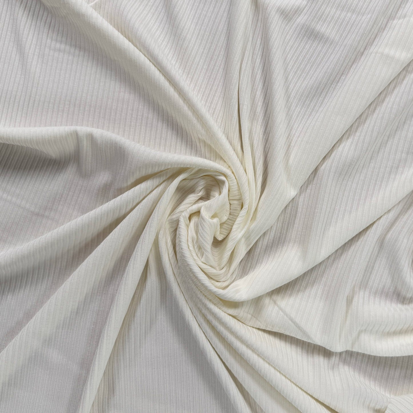 Bamboo Rib Knit - Ivory
