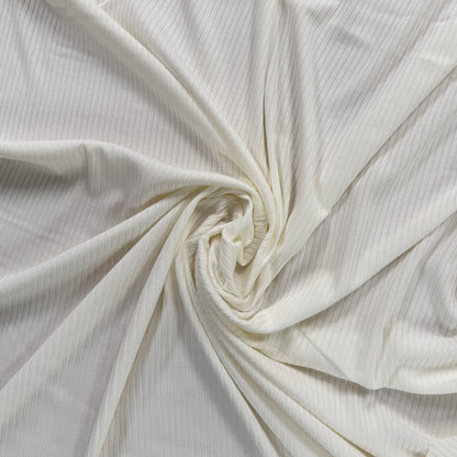 Bamboo Rib Knit - Ivory