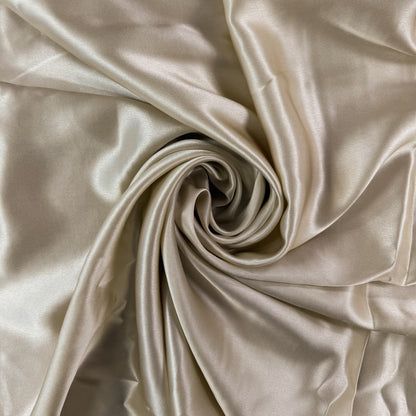 Mulberry Silk Charmeuse - Champagne - 19mm