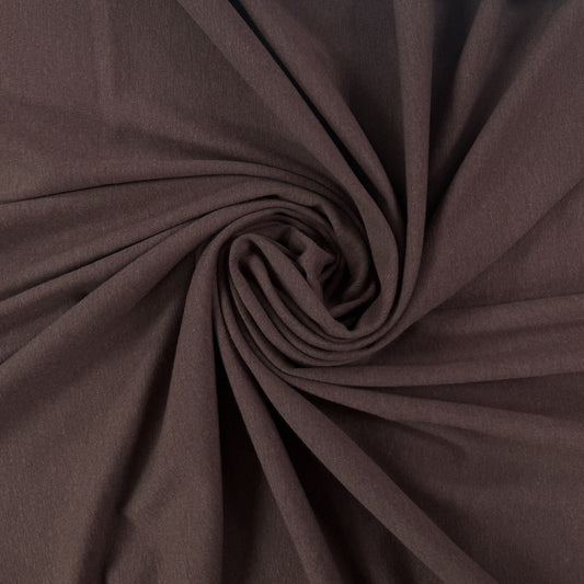 Bamboo Cotton Jersey - Brown - Deadstock