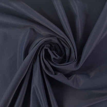 Rayon Cotton Sateen - Navy  - Deadstock