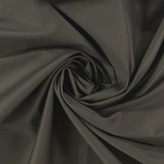 Stretch Cotton Tencel Twill - Green Smoke - Deadstock