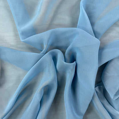 Polyester Chiffon - Sky Blue - Film Studio Deadstock