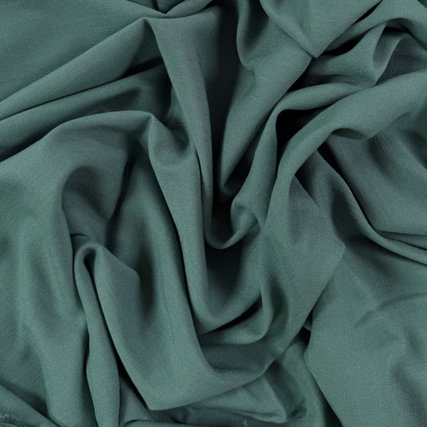 Stretch Viscose Slub - Petrol Blue