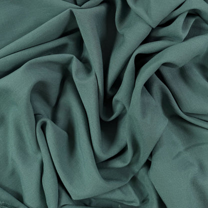Stretch Viscose Slub - Petrol Blue