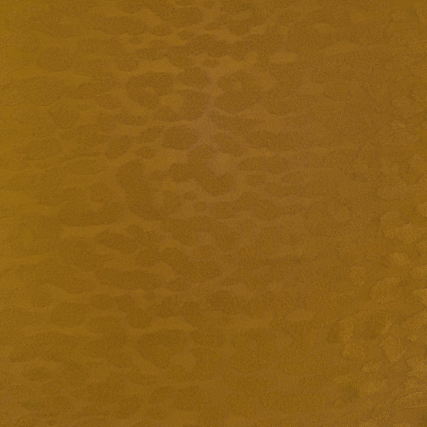 Viscose Rayon Jacquard  - Subtle Leopard Emboss - Mustard