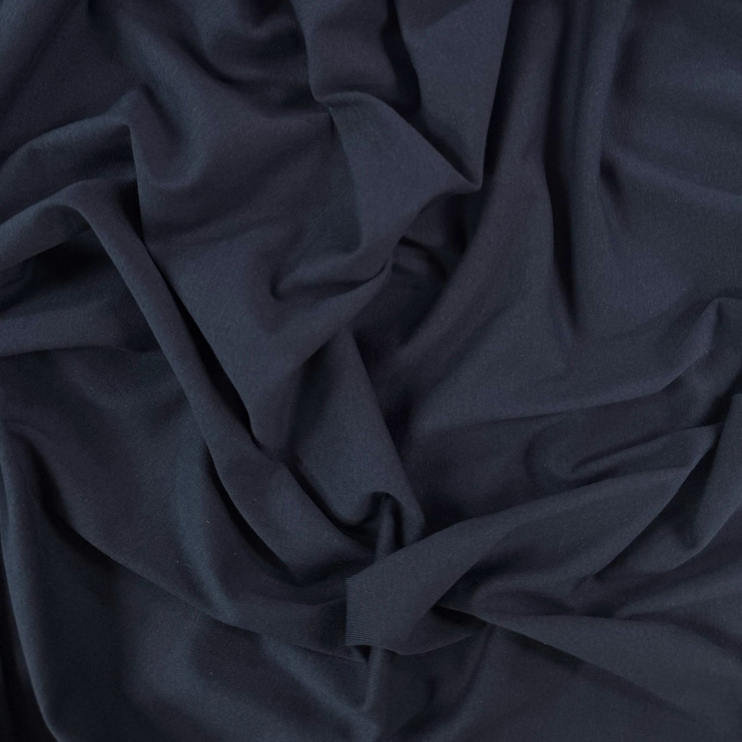 Cotton Jersey Knit  - Dark Navy - Deadstock