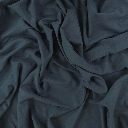 Cotton Jersey Knit - Dark Slate Blue - Deadstock