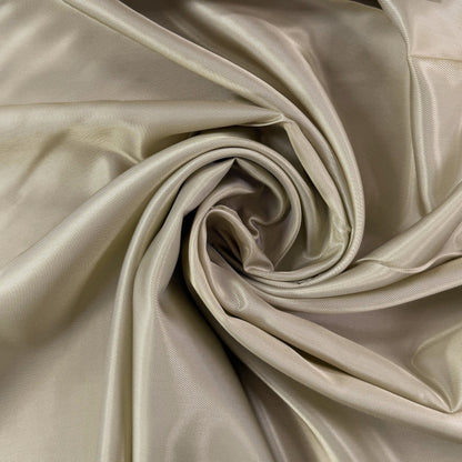 Acetate Bemberg Cupro Twill Lining  - Champagne  - Film Studio Deadstock